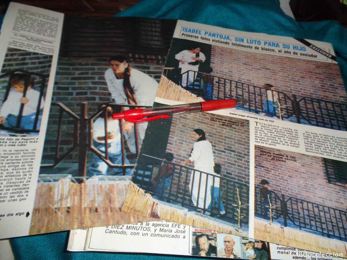 Coleccionismo de Revista Diez Minutos: RECORTE : ISABEL PANTOJA, SIN LUTO POR 1&ordf; VEZ. DIEZ MINUTOS, OCTB 1985