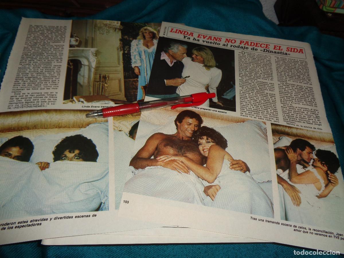 Coleccionismo de Revista Diez Minutos: RECORTE : LINDA EVANS, NO TIENE SIDA. DIEZ MINUTOS, OCTB 1985
