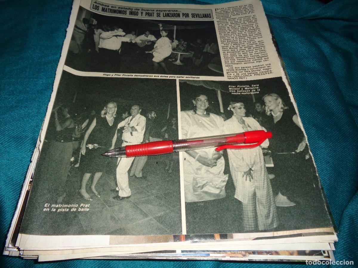 Coleccionismo de Revista Diez Minutos: RECORTE : SARA MONTIEL EN LA NOCHE DE MALLORCA. DIEZ MINUTOS, SEPTBRE 1986