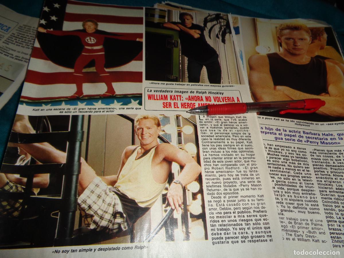 Coleccionismo de Revista Diez Minutos: RECORTE : WILLIAM KATT, DE LA SERIE &rdquo; EL GRAN HEROE AMERICANO&rdquo;. DIEZ MINUTOS, SEPTBRE 1986