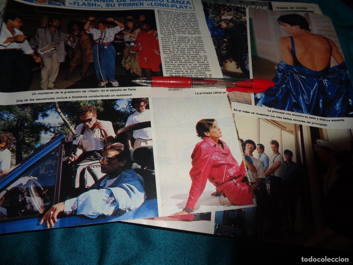 Coleccionismo de Revista Diez Minutos: RECORTE : ESTEFANIA DE MONACO, LANZA SU PRIMER LONG-PLAY. DIEZ MINUTOS, SEPTBRE 1986