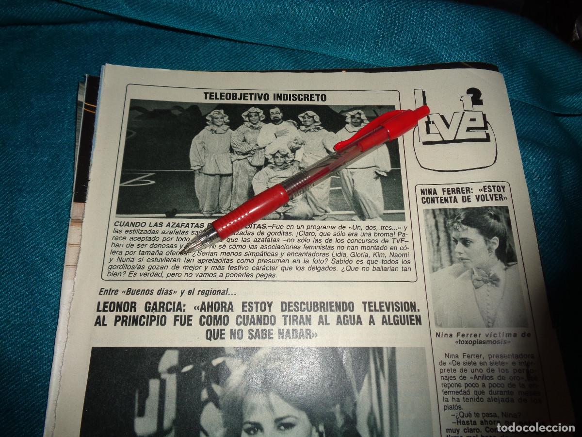 Coleccionismo de Revista Diez Minutos: RECORTE : LAS AZAFATAS DEL UN, DOS, TRES... &rdquo; GORDITAS&rdquo;. DIEZ MINUTOS, SEPTBRE 1986