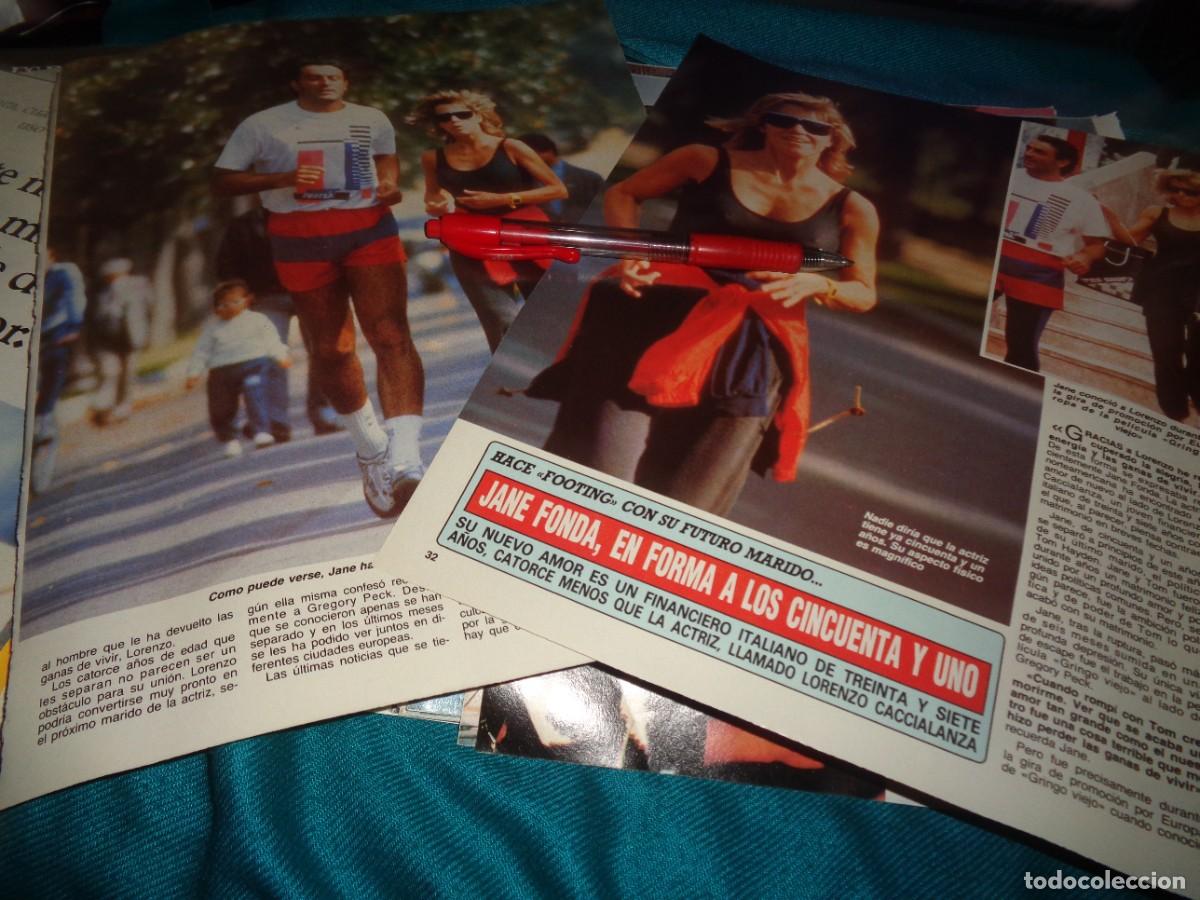 Coleccionismo de Revista Diez Minutos: RECORTE : JANE FONDA, EN FORMA A SUS 51 A&Ntilde;OS. DIEZ MINUTOS, NOVBRE 1989
