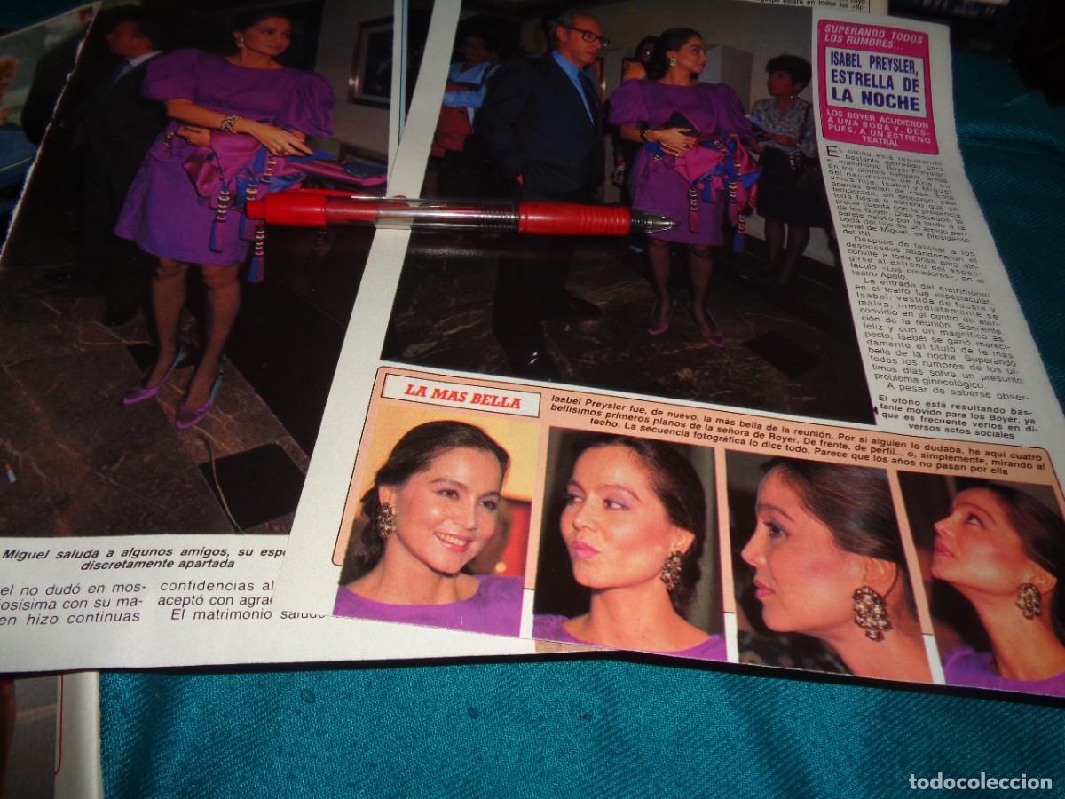 Coleccionismo de Revista Diez Minutos: RECORTE : ISABEL PRESLEY, ESTRELLA DE LA NOCHE. DIEZ MINUTOS, NOVBRE 1989