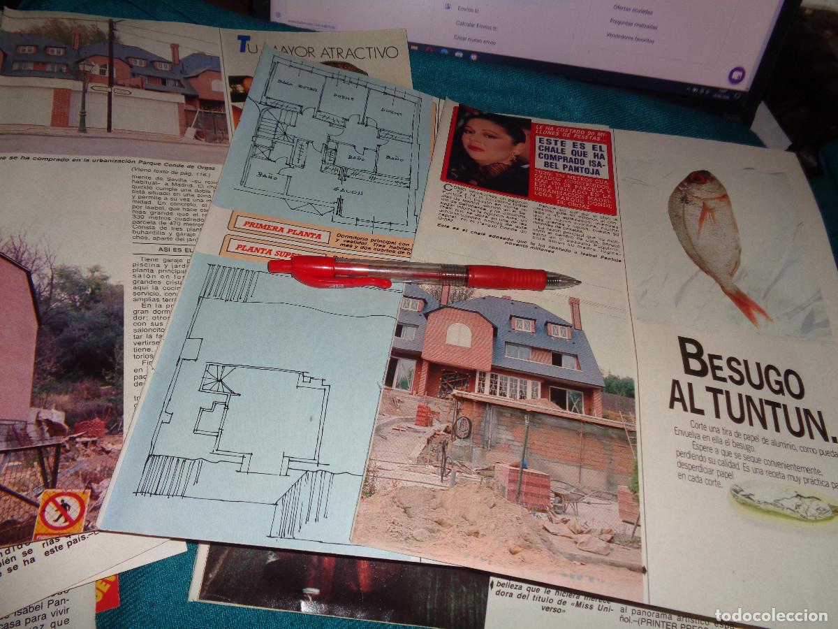 Coleccionismo de Revista Diez Minutos: RECORTE : ASI ES EL CHALET QUE SE HA COMPRADO ISABEL PANTOJA. DIEZ MINUTOS, NOVBRE 1989