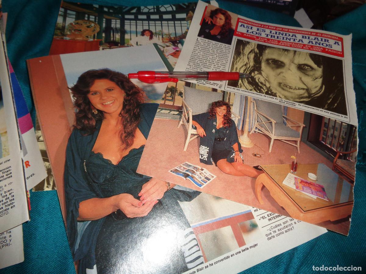 Coleccionismo de Revista Diez Minutos: RECORTE : ASI ES AHORA LINDA BLAIR, LA NI&Ntilde;A DEL EXORCISTA. DIEZ MINUTOS, NOVBRE 1989
