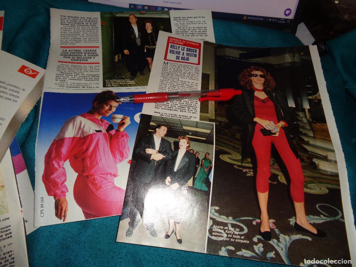 Coleccionismo de Revista Diez Minutos: RECORTE : KELLY LE BROCK Y STEVEN SEAGAL, EN ESPA&Ntilde;A. DIEZ MINUTOS, NOVBRE 1989