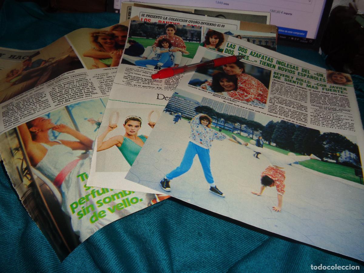 Colecionismo da Revista Diez Minutos: RECORTE : LAS AZAFATAS INGLESAS DEL UN, DOS,TRES....TIENEN NOVIOS ESPA&Ntilde;OLES.DIEZ MINUTOS, JUNIO 1987