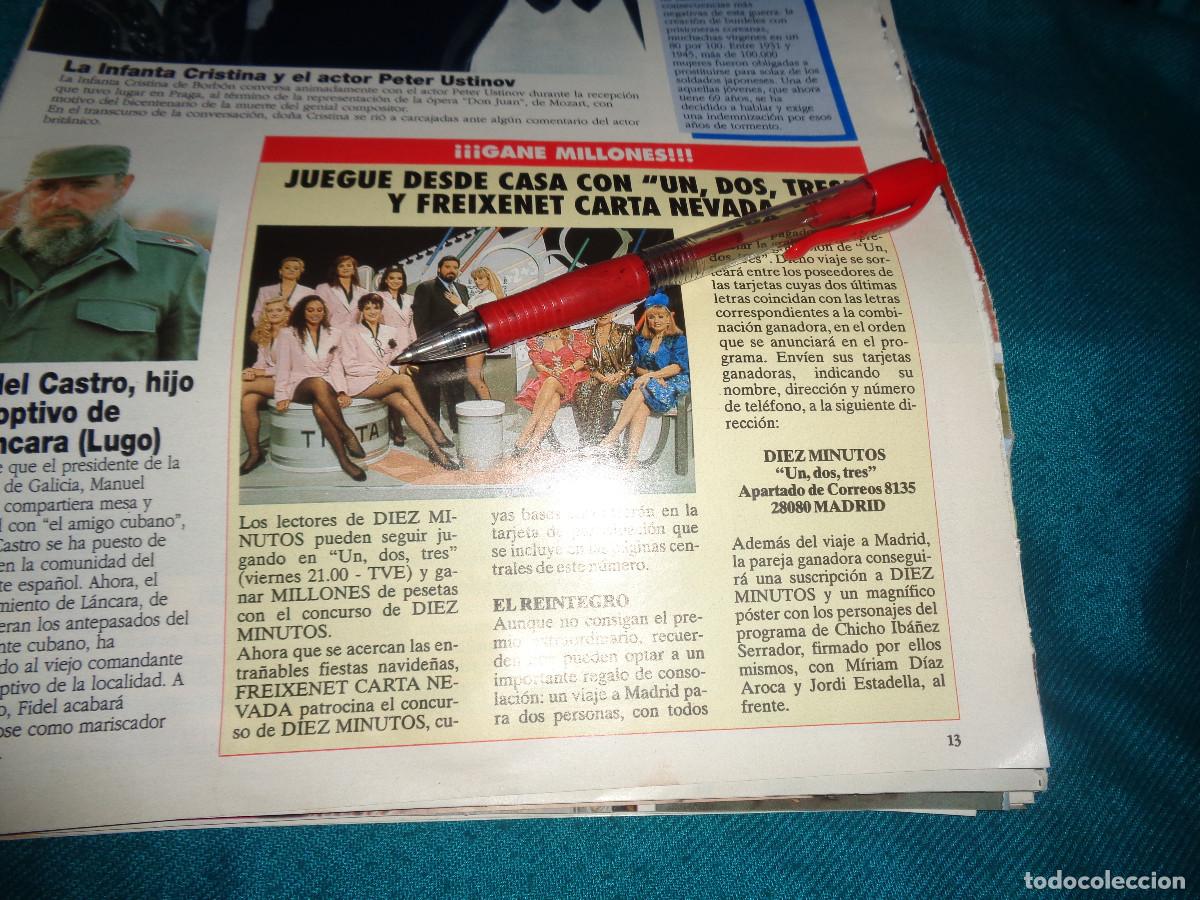 Coleccionismo de Revista Diez Minutos: RECORTE : JUEGUE DESDE CASA CON UN, DOS, TRES...Y FREIXENET. DIEZ MINUTOS, DICBRE 1991