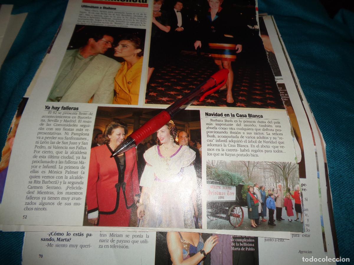 Coleccionismo de Revista Diez Minutos: RECORTE : YA HAY FALLERAS. DIEZ MINUTOS, DICBRE 1991