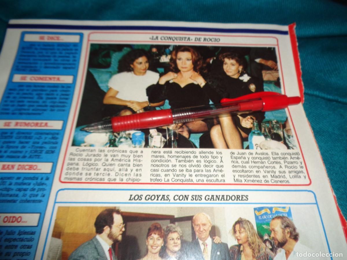Coleccionismo de Revista Diez Minutos: RECORTE : ROCIO JURADO CON LOLITA. DIEZ MINUTOS, JUNIO 1987