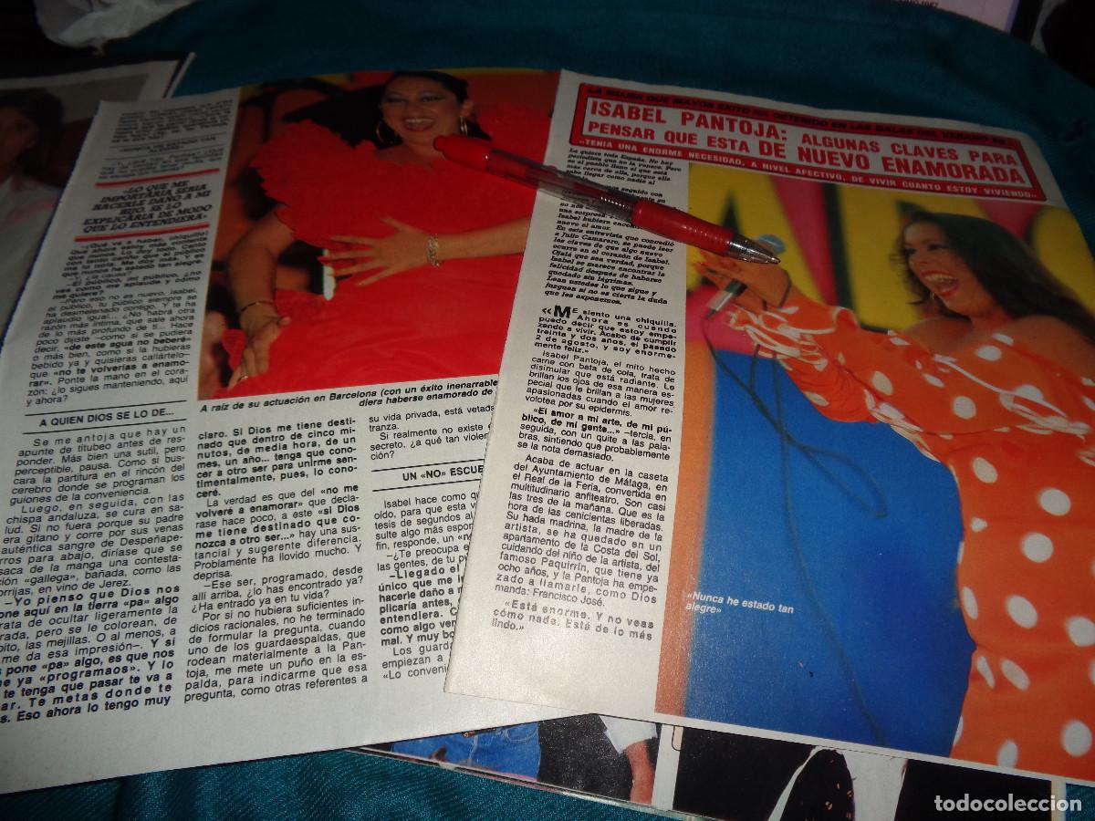 Coleccionismo de Revista Diez Minutos: RECORTE : ISABEL PANTOJA, GALAS DE VERANO. DIEZ MINUTOS, SEPTBRE 1988