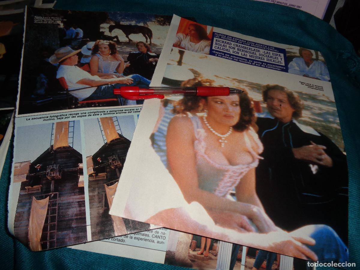 Coleccionismo de Revista Diez Minutos: RECORTE : AGATA LYS, PELICULA CON RICHARD CHAMBERLAIN. DIEZ MINUTOS, SEPTBRE 1988