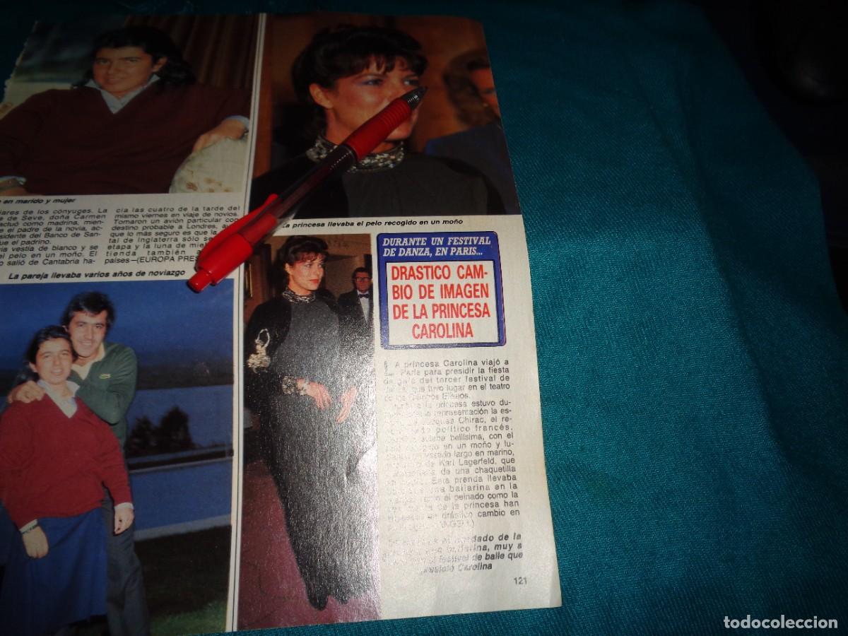 Coleccionismo de Revista Diez Minutos: RECORTE : DRASTICO CAMBIO DE IMAGEN DE CAROLINA DE MONACO. DIEZ MINUTOS, DICBRE 1988