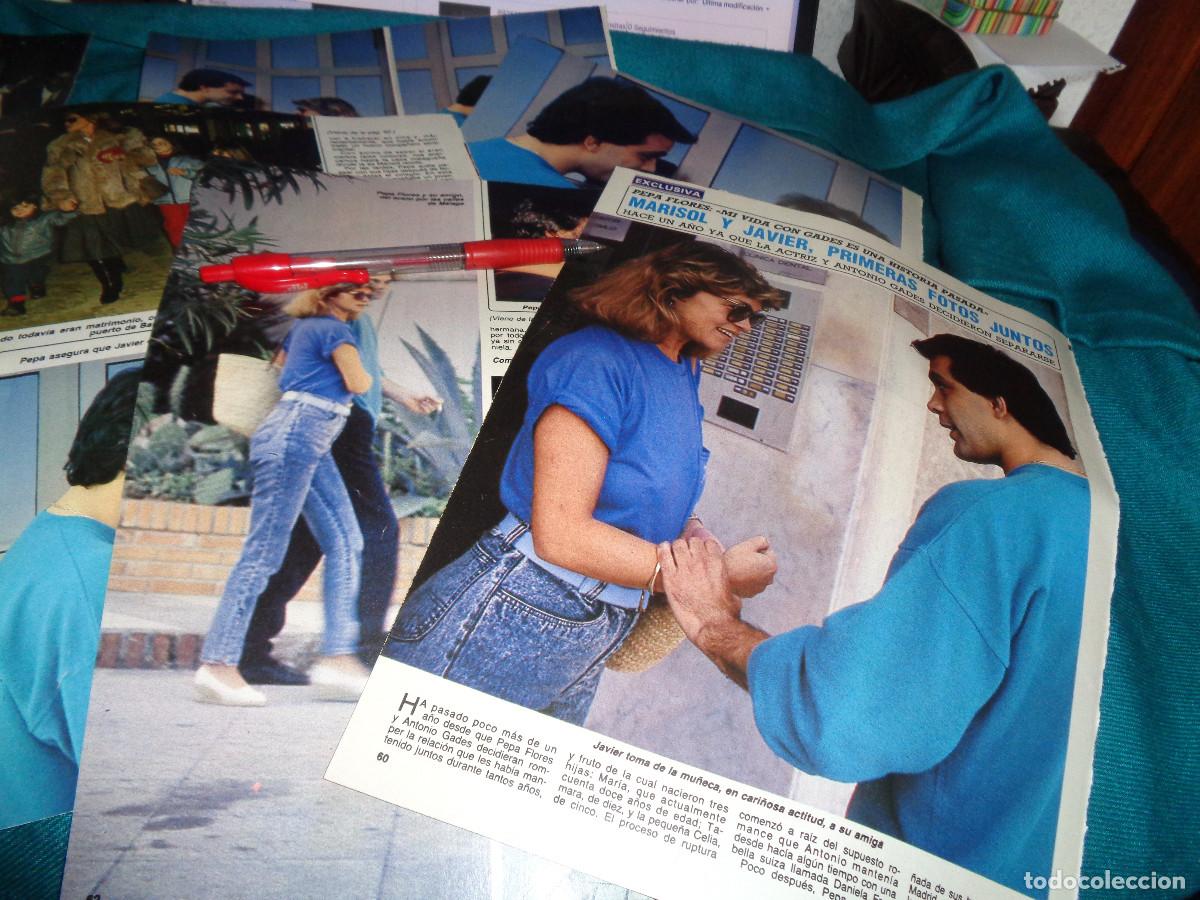 Coleccionismo de Revista Diez Minutos: RECORTE : MARISOL Y JAVIER, PRIMERAS FOTOS JUNTOS. DIEZ MINUTOS, OCT 1987