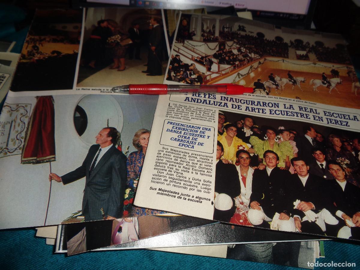 Sammeln von Zeitschriften Diez Minutos: RECORTE : LOS REYES INAUGURAN LA REAL ESCUELA DE ARTE ECUESTRE EN JEREZ. DIEZ MINUTOS, OCT 1987