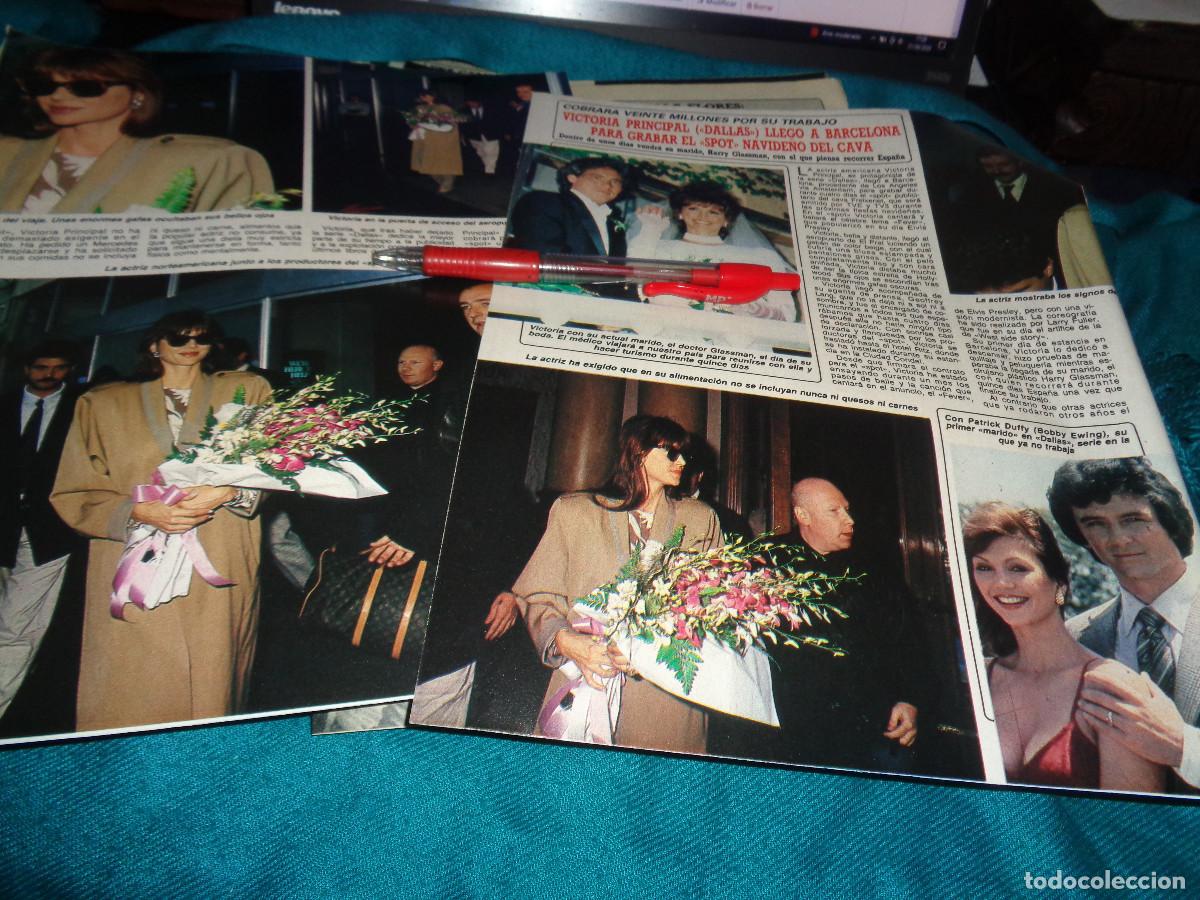 Sammeln von Zeitschriften Diez Minutos: RECORTE : VICTORIA PRINCIPAL, EN BARCELONA. DIEZ MINUTOS, OCT 1987