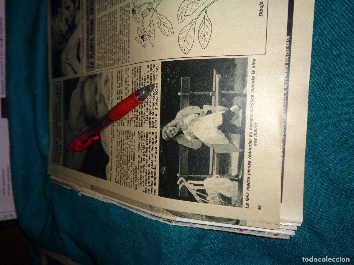Coleccionismo de Revista Diez Minutos: RECORTE : MARIA GARRALON, VERANO AZUL, TODA UNA MADRAZA. DIEZ MINUTOS, MAYO 1987