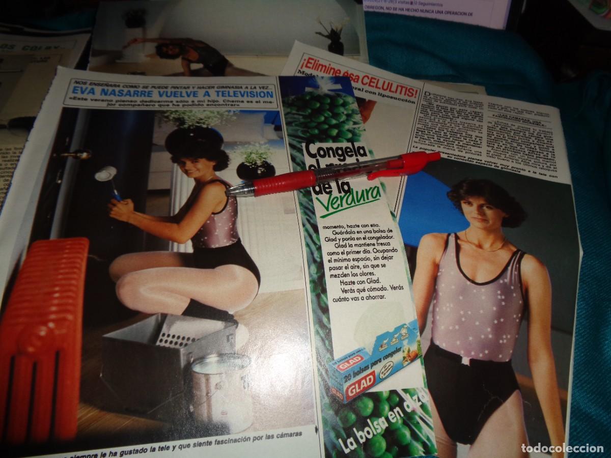 Coleccionismo de Revista Diez Minutos: RECORTE : EVA NASARRE VUELVE A TELEVISION. DIEZ MINUTOS, MAYO 1987