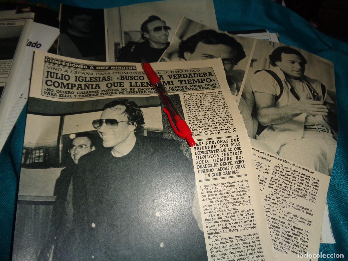 Coleccionismo de Revista Diez Minutos: RECORTE : JULIO IGLESIAS, PROMOCIONA SU NUEVO DISCO. DIEZ MINUTOS, MAYO 1987