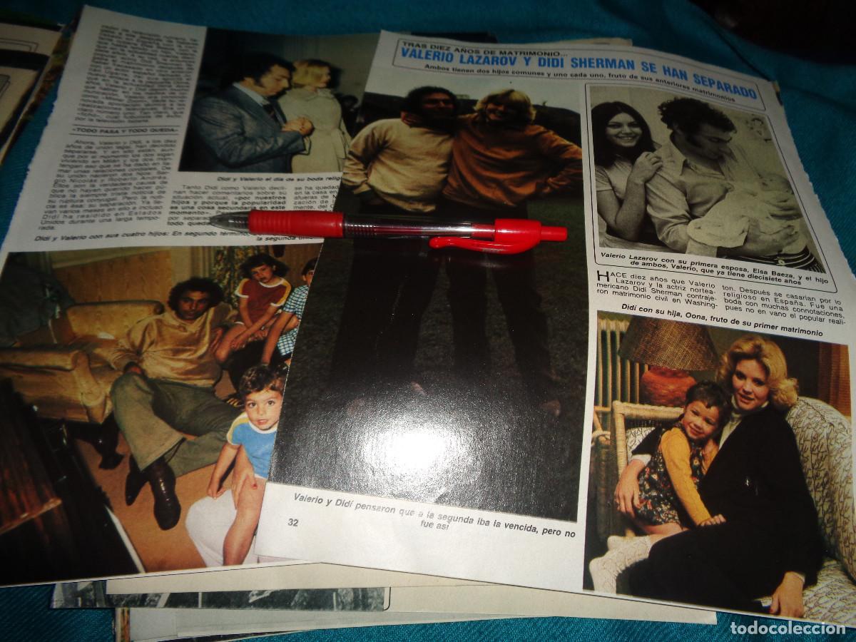 Coleccionismo de Revista Diez Minutos: RECORTE : VALERIO LAZAROV Y DIDI SHERMAN SE HAN SEPARADO. DIEZ MINUTOS, MAYO 1987