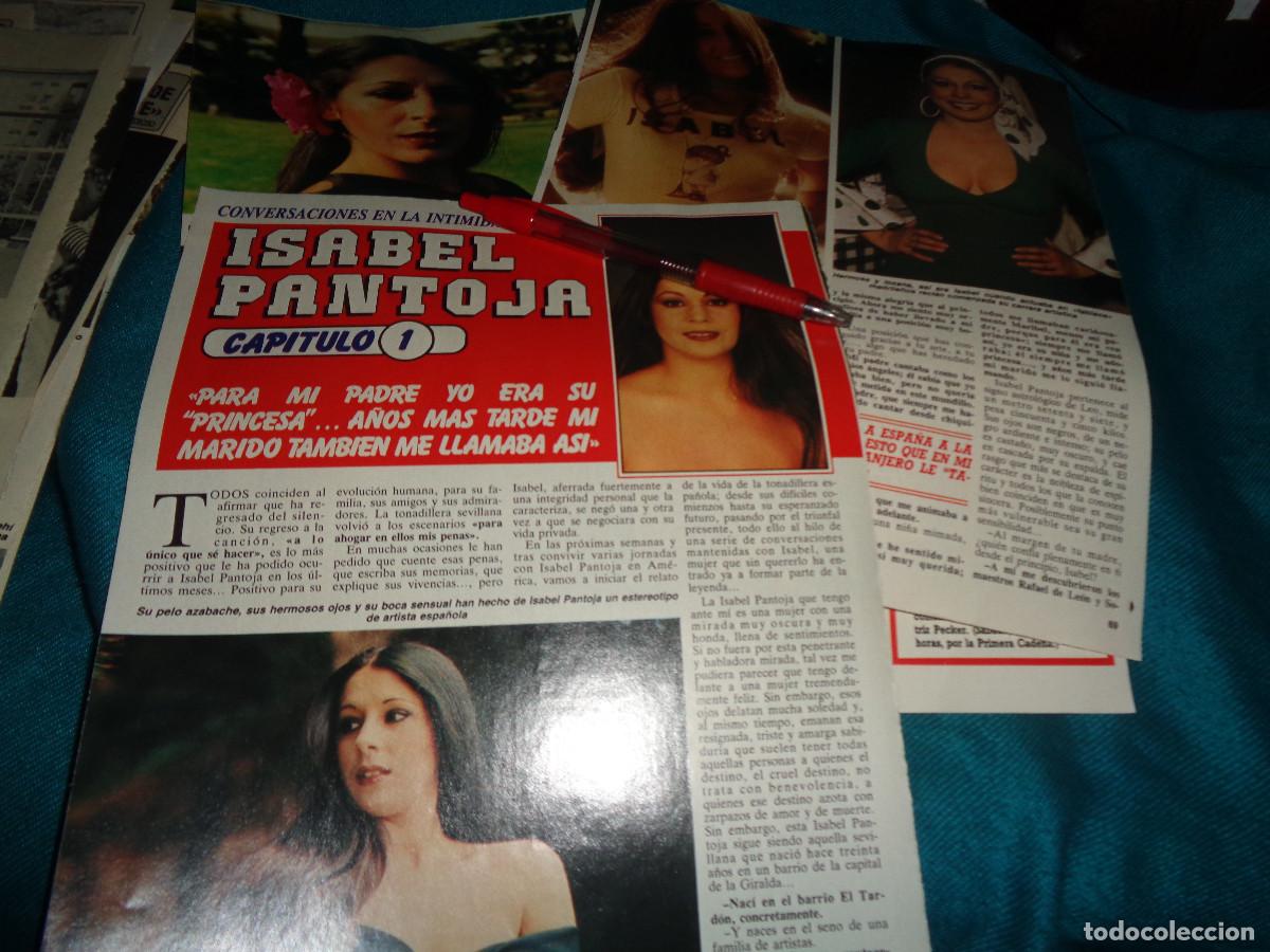 Coleccionismo de Revista Diez Minutos: RECORTE : CONVERSACIONES EN LA INTIMIDAD CON : ISABEL PANTOJA. CAP. 1. DIEZ MINUTOS, MAYO 1987