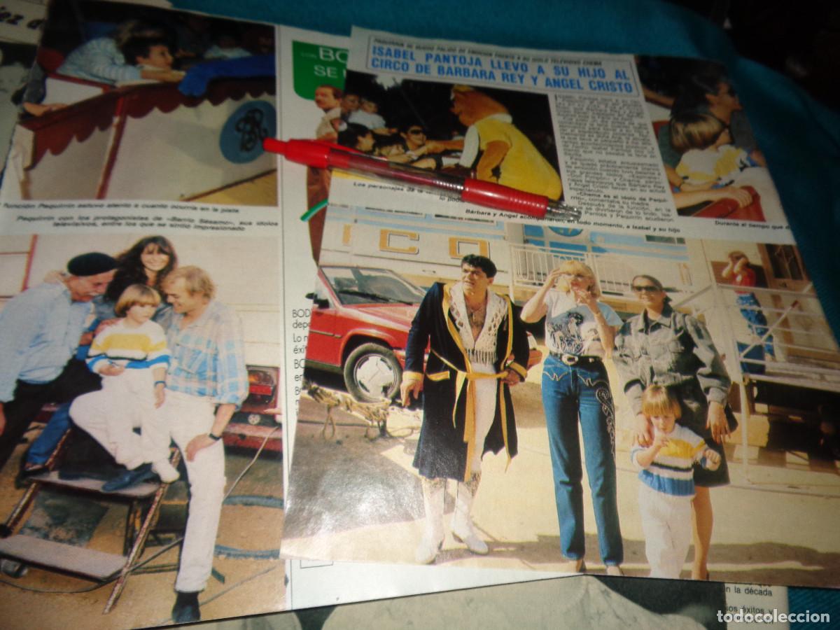Coleccionismo de Revista Diez Minutos: RECORTE : ISABEL PANTOJA, CON SU HIJO EN EL CIRCO DE BARBARA REY. DIEZ MINUTOS, MAYO 1987