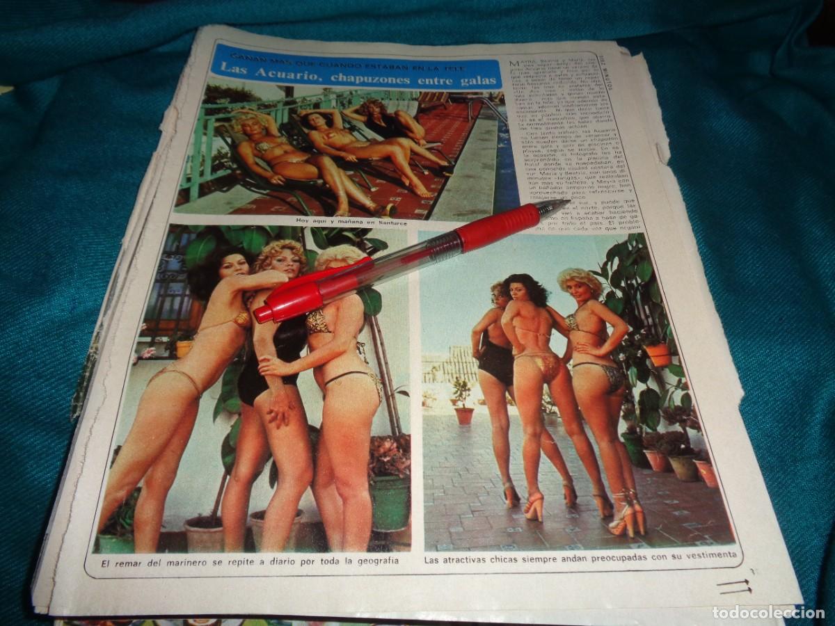 Sammeln von Zeitschriften Diez Minutos: RECORTE : EL TRIO ACUARIO, CHAPUZONES ENTRE GALAS. DIEZ MINUTOS, AGTO 1977