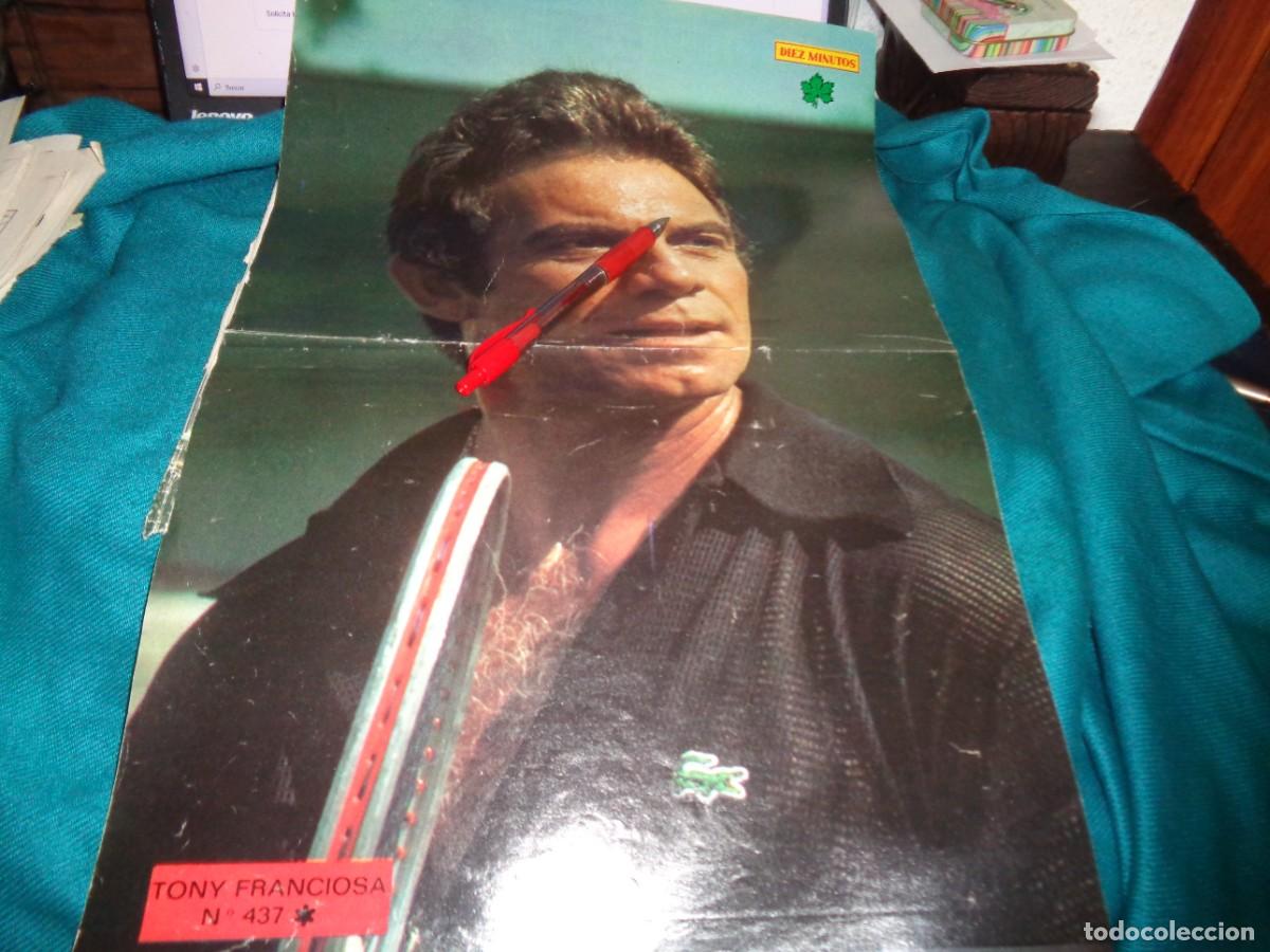 Sammeln von Zeitschriften Diez Minutos: RECORTE : POSTER : TONY FRANCIOSA. DIEZ MINUTOS, AGTO 1977