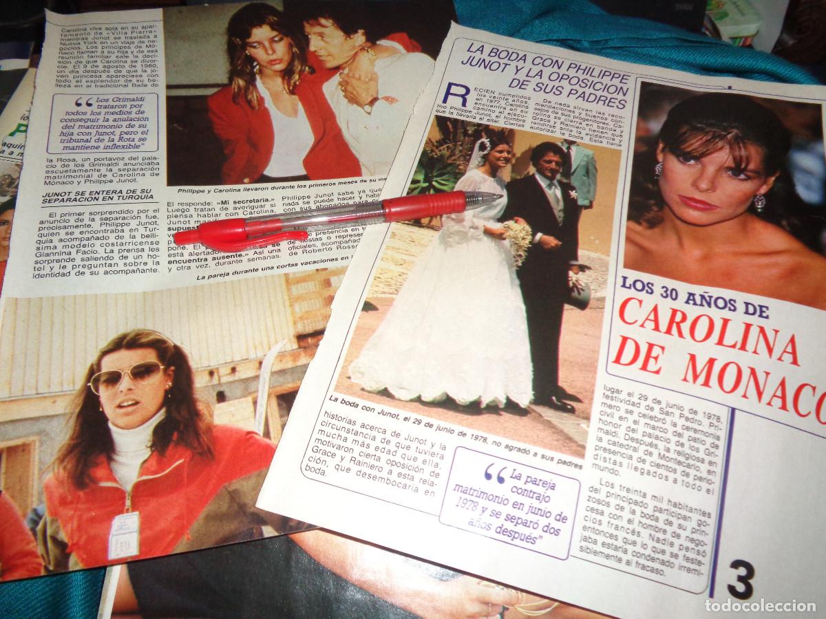 Sammeln von Zeitschriften Diez Minutos: RECORTE : LOS 30 A&Ntilde;OS DE CAROLINA DE MONACO. CAP. 3. DIEZ MINUTOS, FBRO 1987