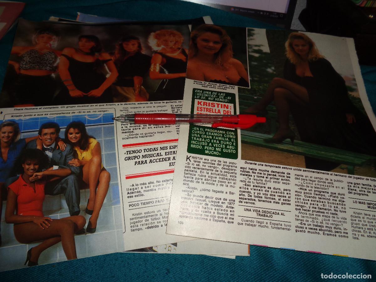 Coleccionismo de revista Diez Minutos: RECORTE : KRISTIN, ESTRELLA DEL GRUPO THARA HUMARA. DIEZ MINUTOS, MAYO 1989