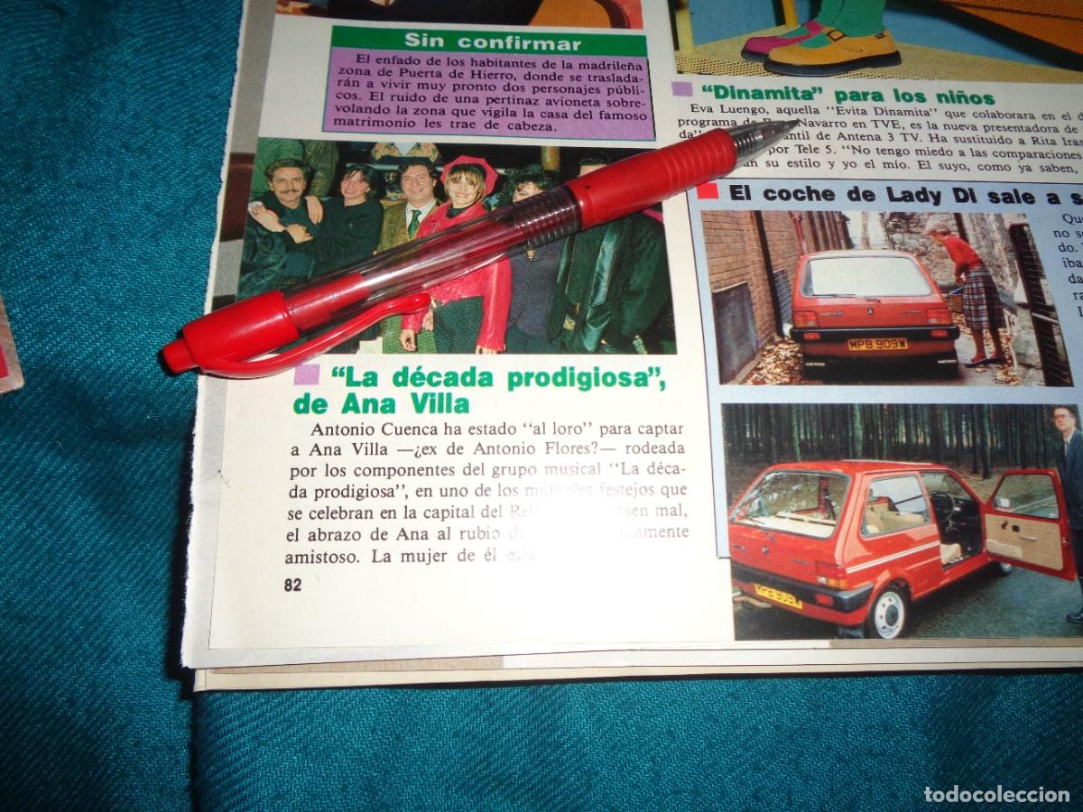 Coleccionismo de revista Diez Minutos: RECORTE : LA DECADA PRODIGIOSA. DIEZ MINUTOS, MARZO 1991