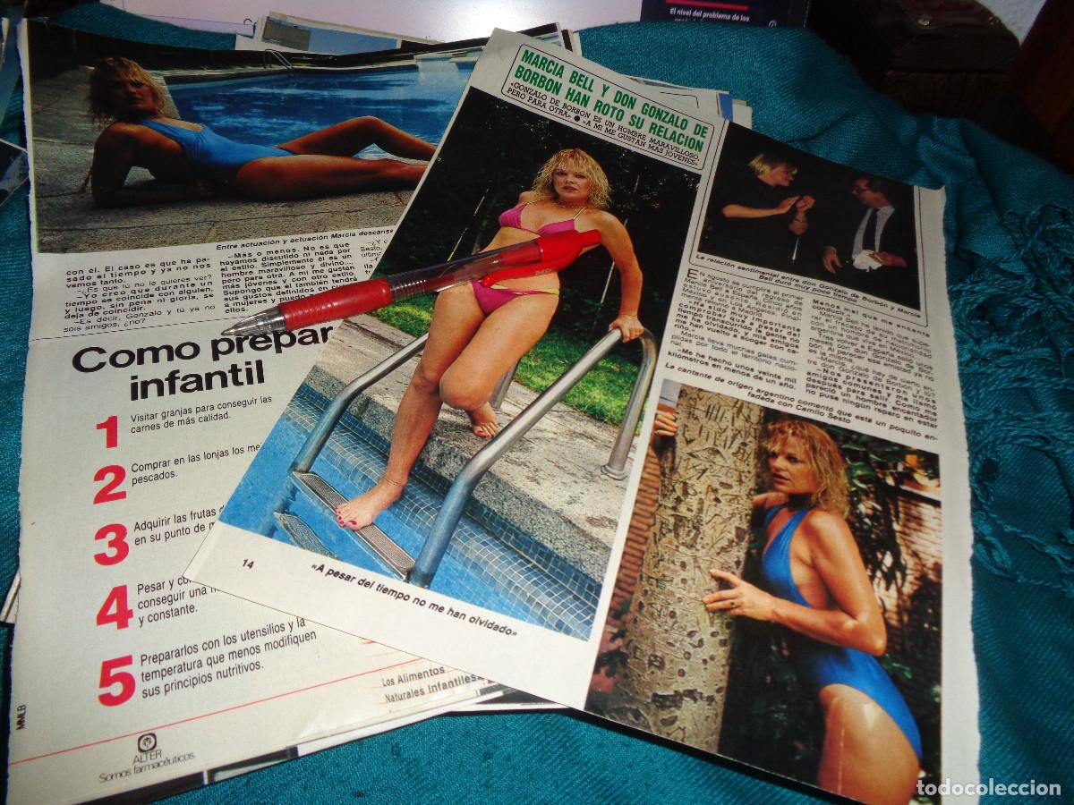 Sammeln von Zeitschriften Diez Minutos: RECORTE : MARCIA BELL. DIEZ MINUTOS, JULIO 1987