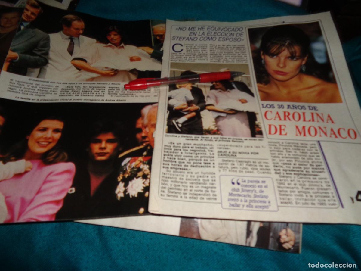 Coleccionismo de revista Diez Minutos: RECORTE : LOS 30 A&Ntilde;OS DE CAROLINA DE MONACO. CAP. 4. DIEZ MINUTOS, FBRO 1987