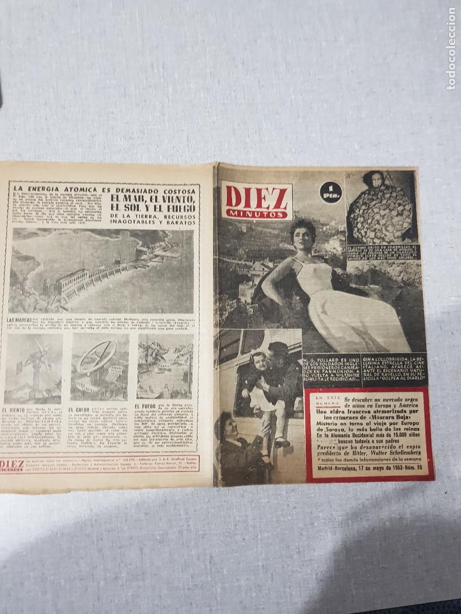 Coleccionismo de revista Diez Minutos: DIEZ MINUTOS -MAYO DE 1953-NUM.90