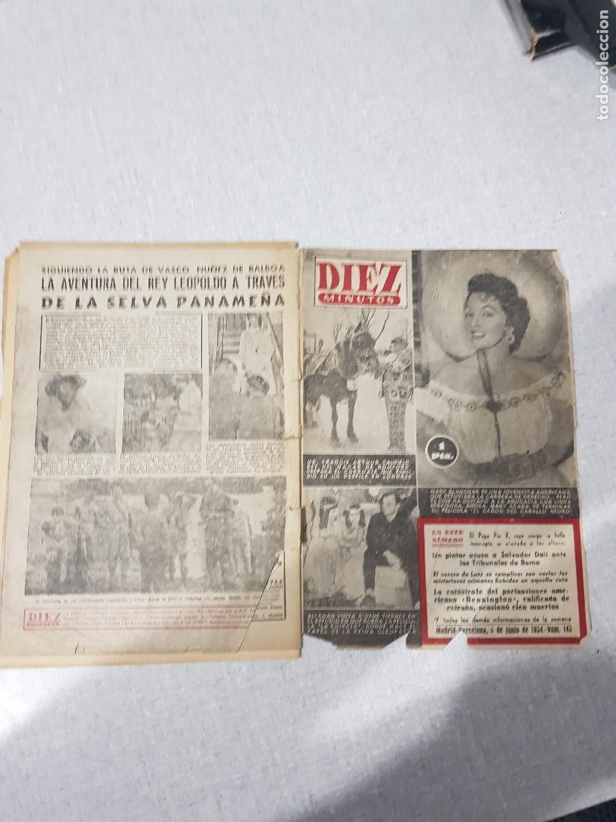 Coleccionismo de revista Diez Minutos: DIEZ MINUTOS -JUNIO DE 1954-NUM.145