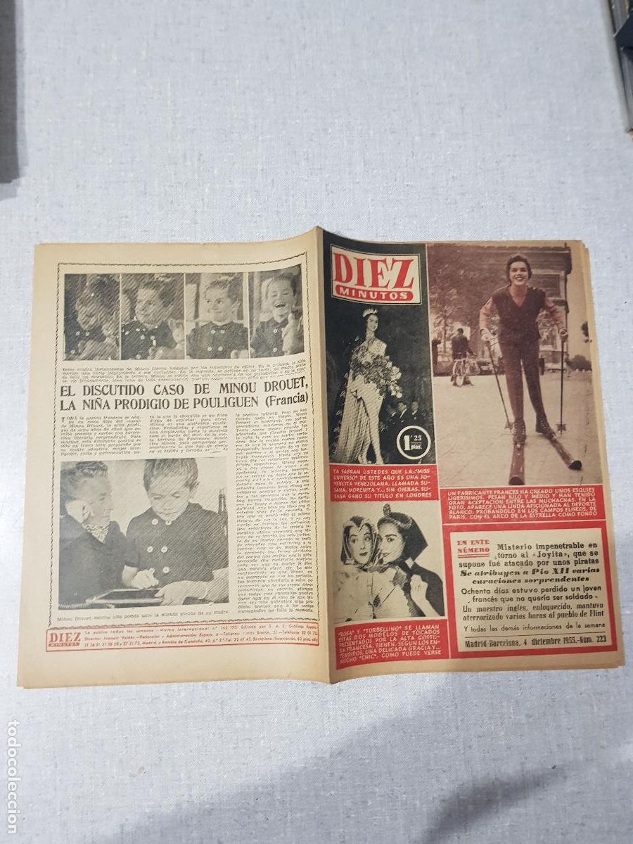 Sammeln von Zeitschriften Diez Minutos: DIEZ MINUTOS -DICIEMBREDE 1955-NUM.223