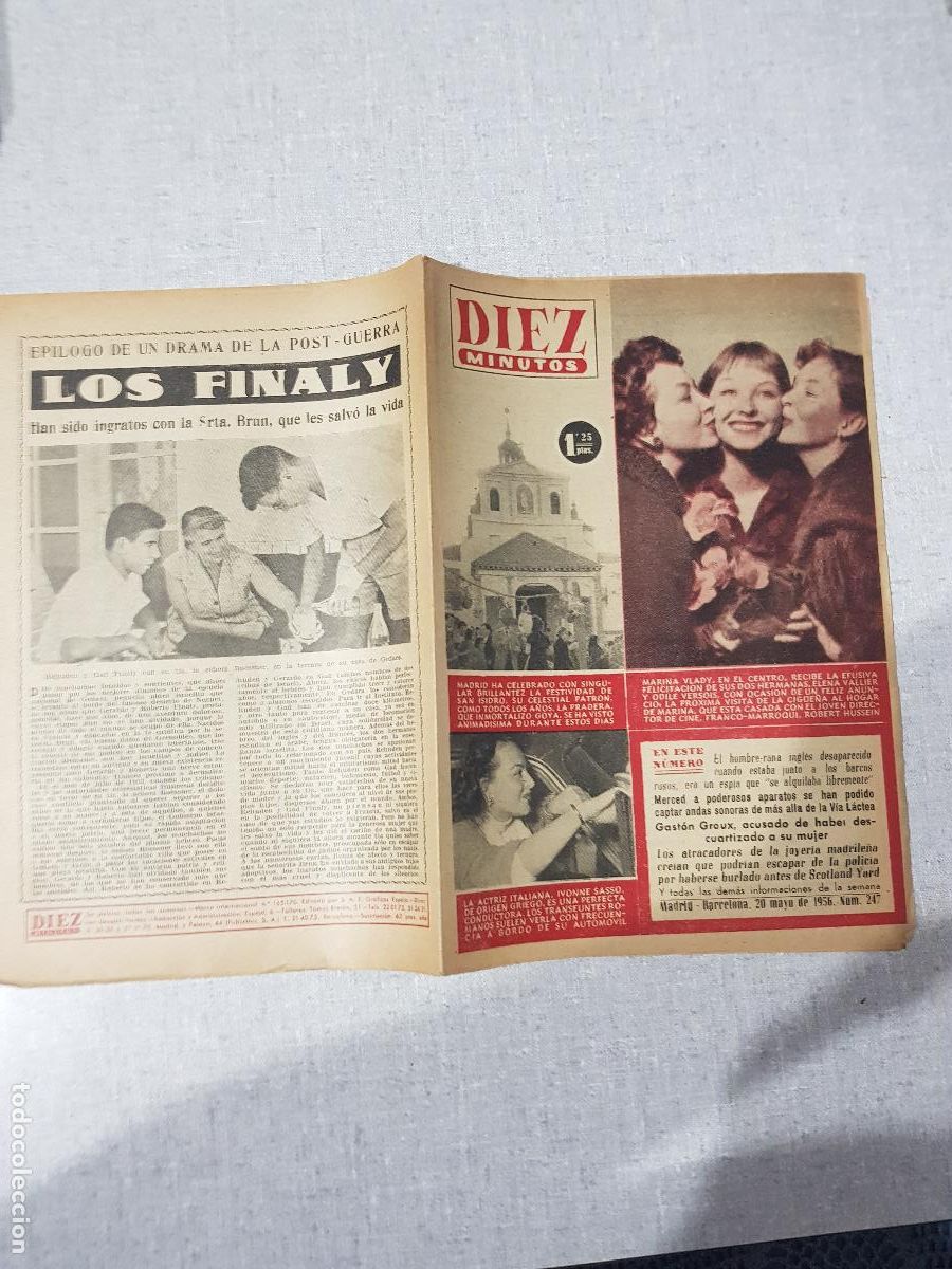 Collection Magazine Diez Minutos: DIEZ MINUTOS -MAYO DE 1956-NUM.247
