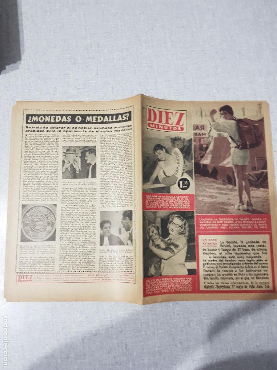 Collection Magazine Diez Minutos: DIEZ MINUTOS -MAYO DE 1956-NUM.248