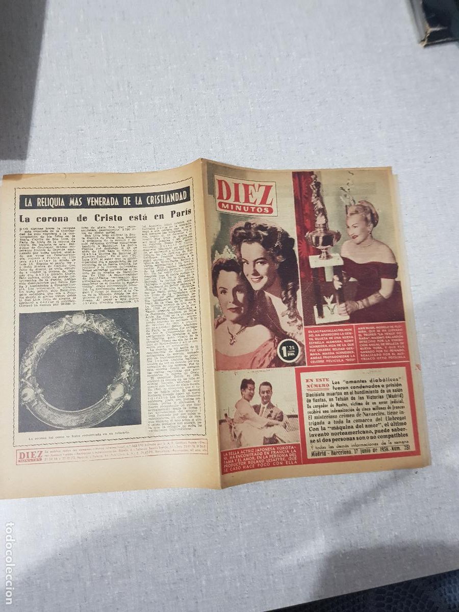 Collection Magazine Diez Minutos: DIEZ MINUTOS -JUNIO DE 1956-NUM.251