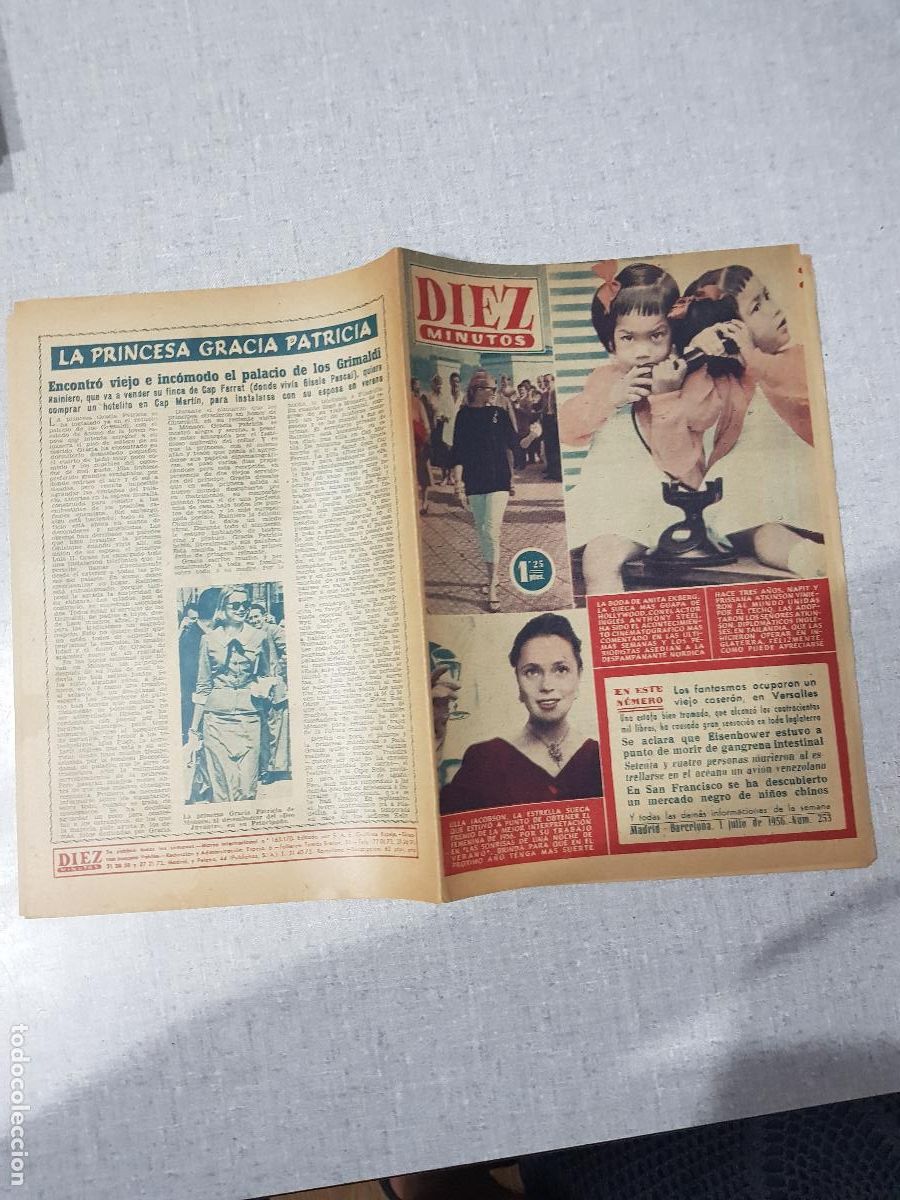 Collection Magazine Diez Minutos: DIEZ MINUTOS -JULIO DE 1956-NUM.253