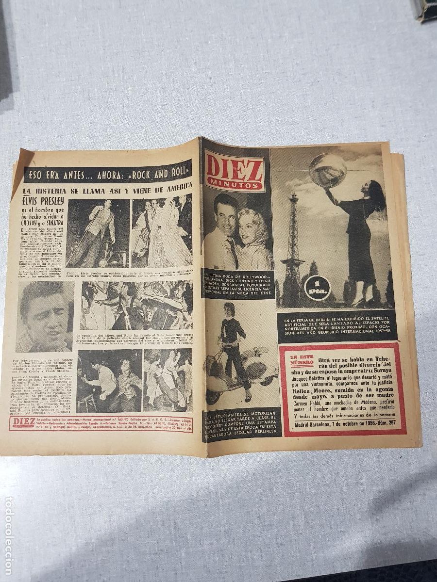 Collection Magazine Diez Minutos: DIEZ MINUTOS -SEPTIEMBRE DE 1956-NUM.267