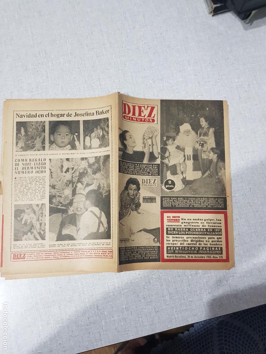 Collection Magazine Diez Minutos: DIEZ MINUTOS -OCTUBRE DE 1956-NUM.266