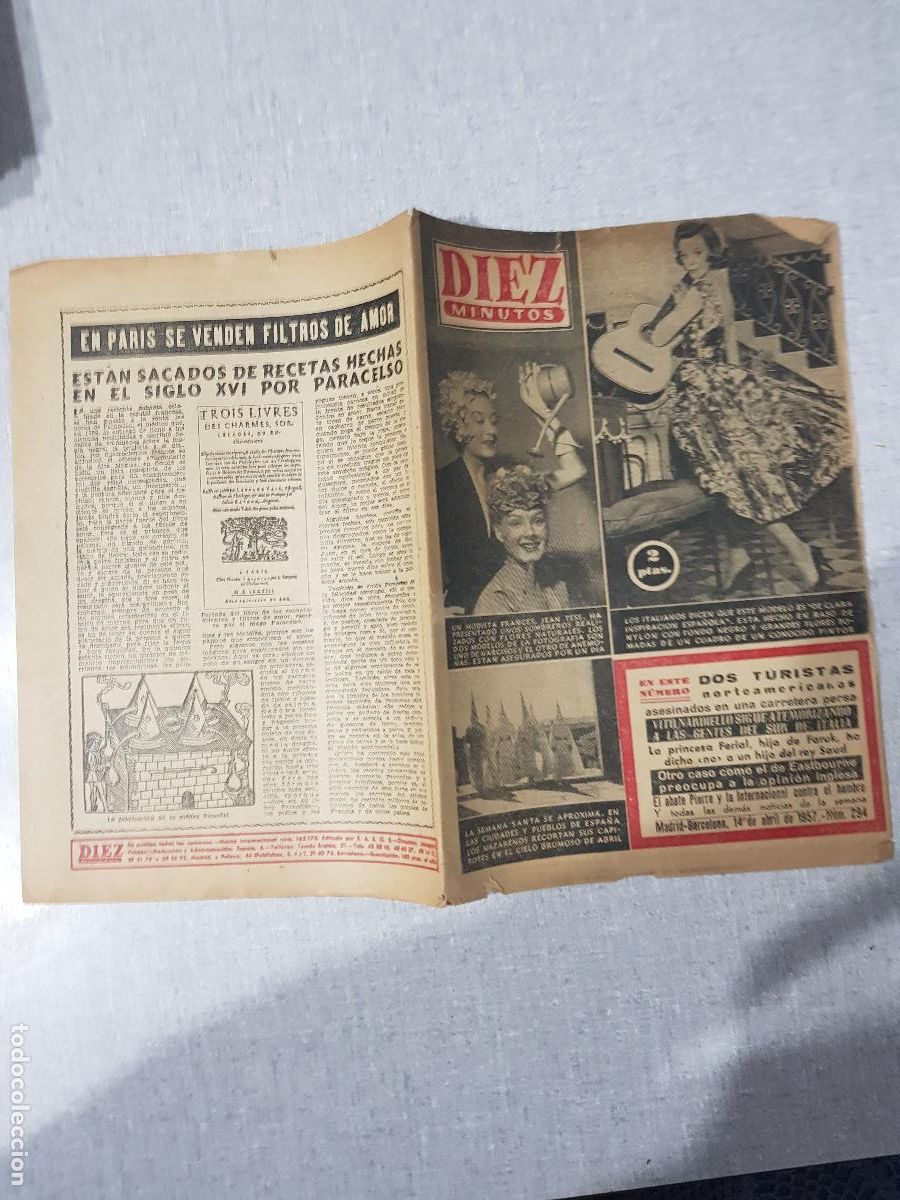 Collection Magazine Diez Minutos: DIEZ MINUTOS -ABRIL DE 1957-NUM.294