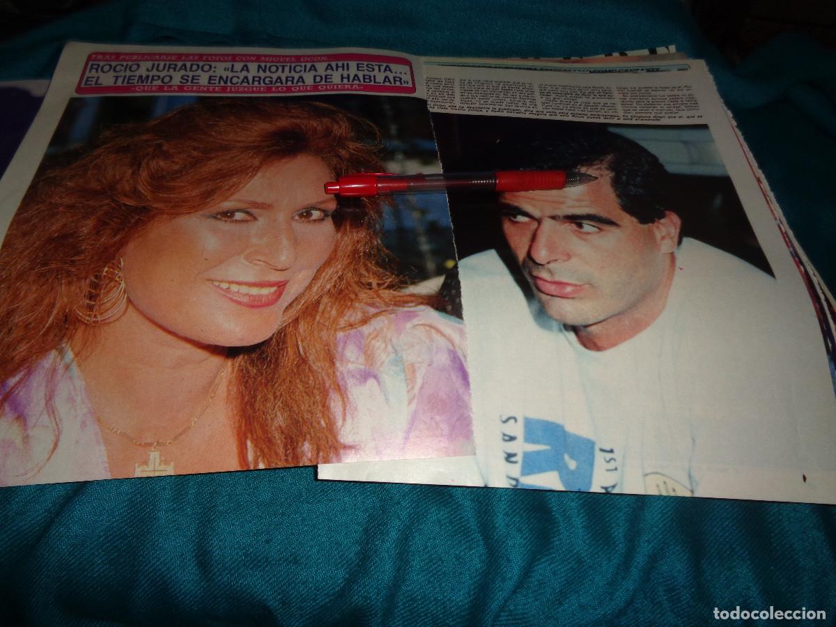 Coleccionismo de revista Diez Minutos: RECORTE : ROCIO JURADO Y MIGUEL OCON. DIEZ MINUTOS, STMBRE 1990