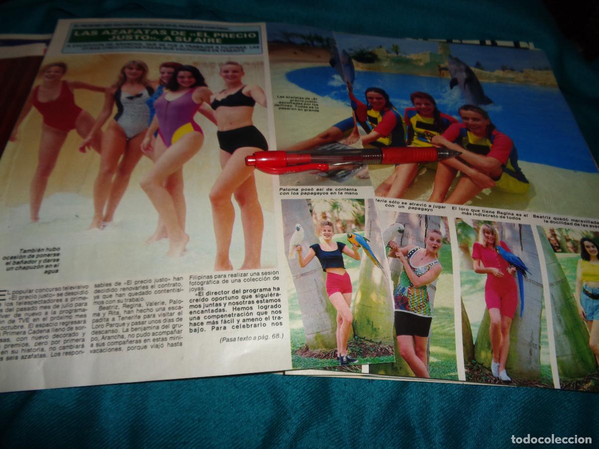 Coleccionismo de revista Diez Minutos: RECORTE : LAS AZAFATAS DEL PRECIO JUSTO. DIEZ MINUTOS, STMBRE 1990