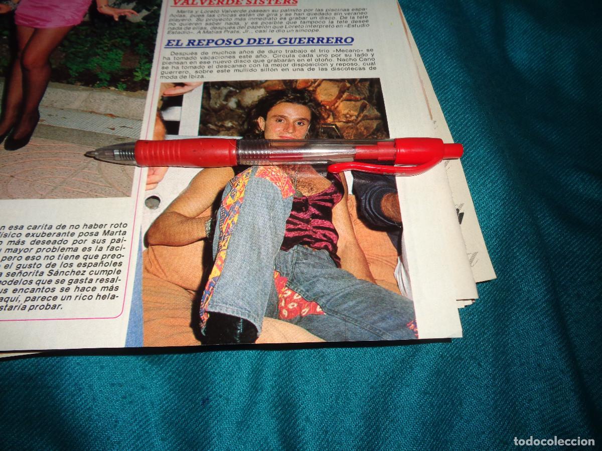 Coleccionismo de revista Diez Minutos: RECORTE : NACHO CANO, EL REPOSO DEL GUERRERO. DIEZ MINUTOS, STMBRE 1990