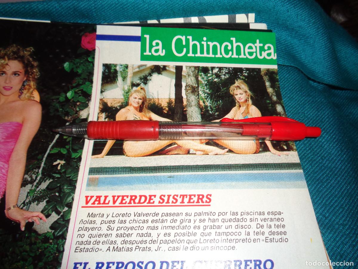 Coleccionismo de revista Diez Minutos: RECORTE : LAS HERMANAS VALVERDE. DIEZ MINUTOS, STMBRE 1990