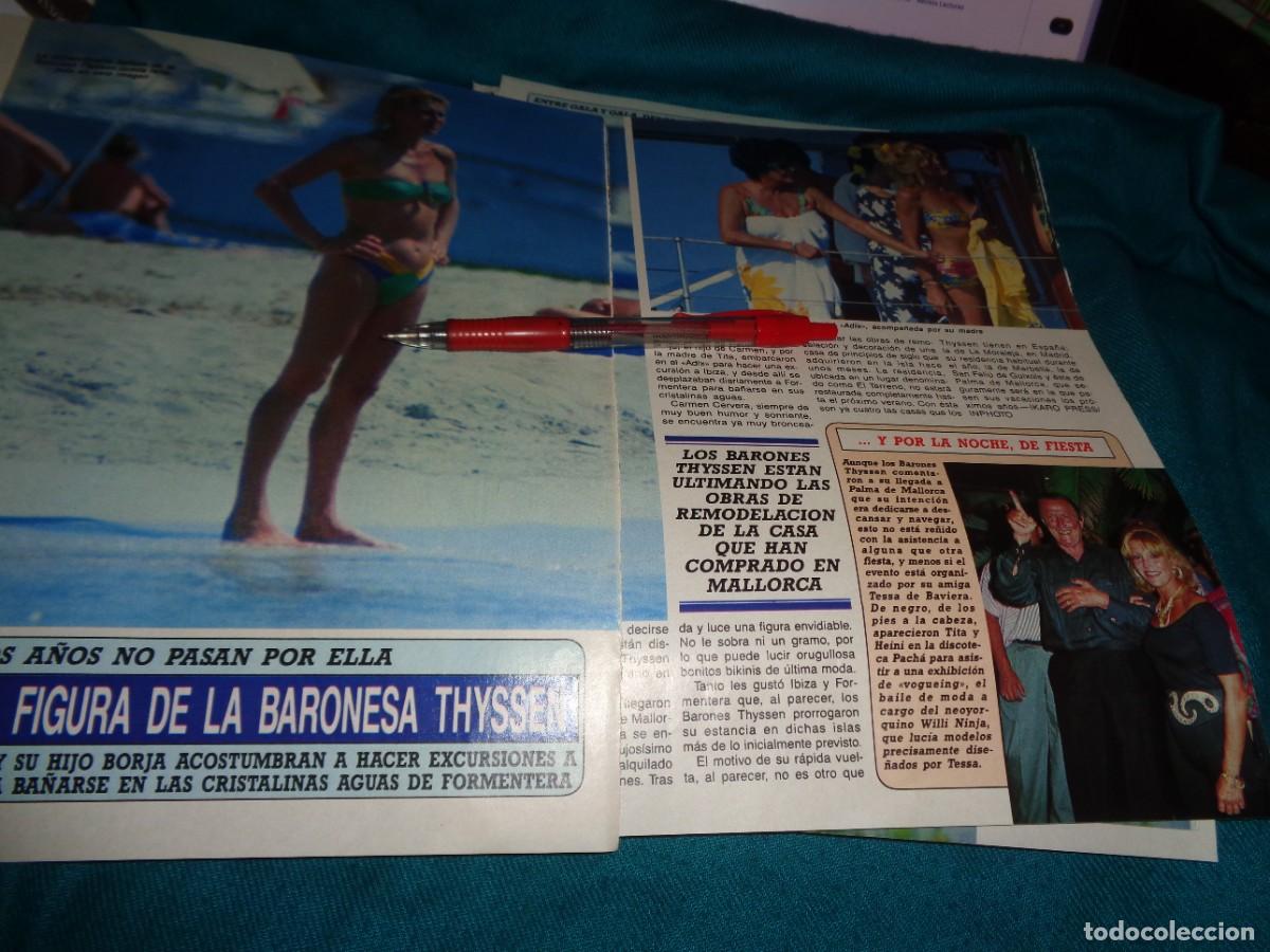 Collezionismo di Rivista Diez Minutos: RECORTE : LA MAGNIFICA FIGURA DE CARMEN CERVERA. DIEZ MINUTOS, AGTO 1990