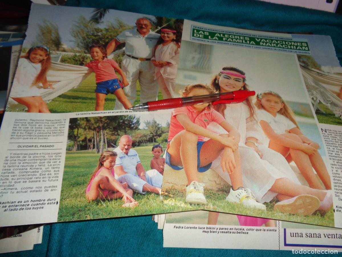 Coleccionismo de revista Diez Minutos: RECORTE : VACACIONES EN FAMILIA DE KIMERA. DIEZ MINUTOS, AGTO 1990